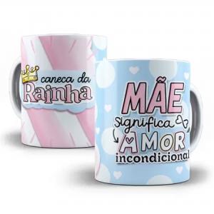 Canecas Personalizadas  325ml 4X0 Sublimação na parte externa Porcelana   