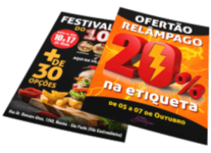 Cartaz A2 Papel Outdoor   42,0x59,4cm 4x0 (frente colorido, verso branco) Papel Outdoor 90g Semi Brilho Sem acabamento   