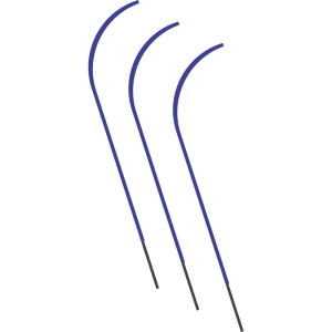 Espeto Wind Banner Base em Cimento com Suporte para Espeto Sem revestimento     