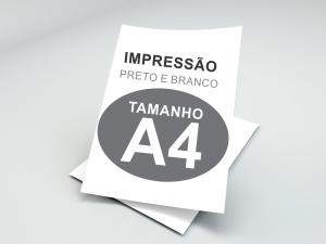 Impressão A4 Sulfite   21x29,7cm Sulfite 75g   