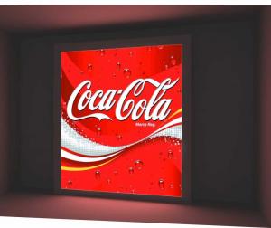 Impressão de lona (BackLight)   Personalizado 4x0 (frente colorida e verso Branco) Lona 440g Brilho Total Corte Reto   