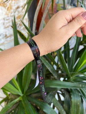 Pulseira de evento em tecido      